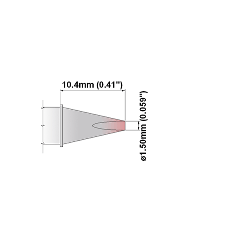 Tip TMT Cartridge K Series Chisel 30° 1.50mm (0.06"")