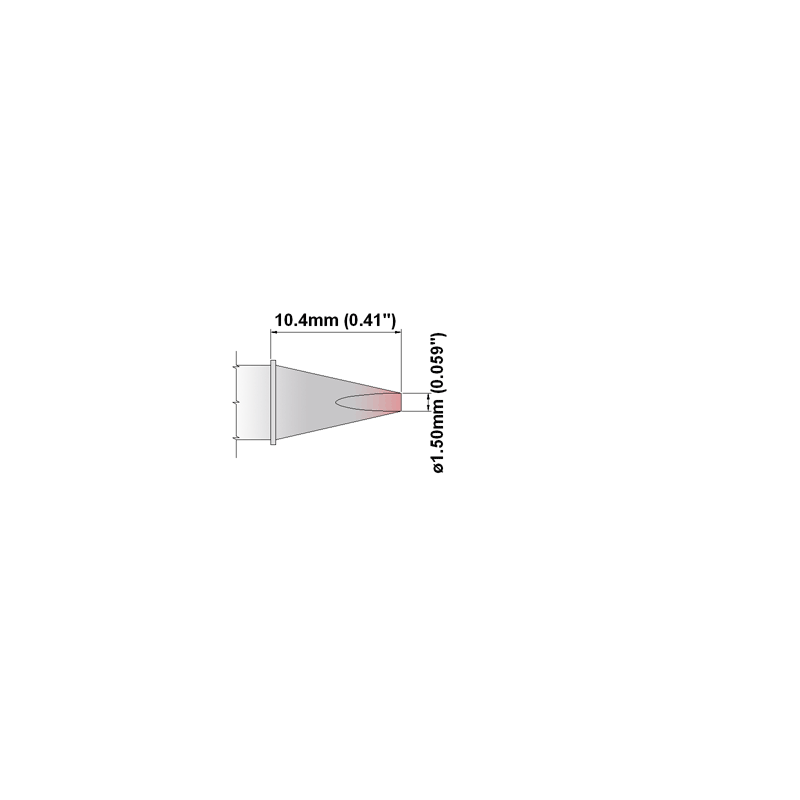 Tip TMT Cartridge K Series Chisel 30° 1.50mm (0.06"")
