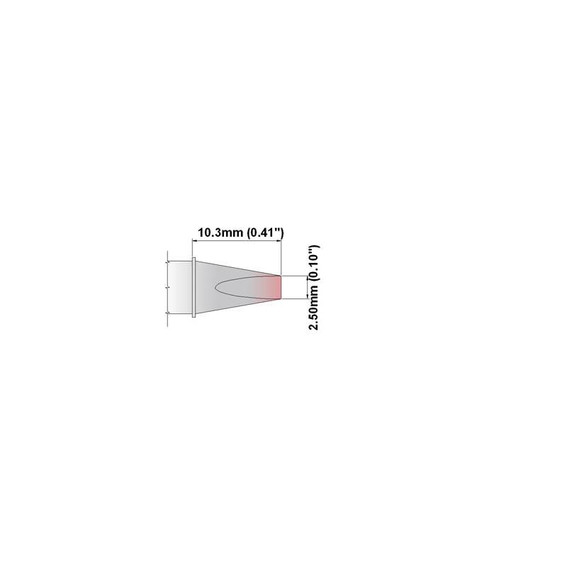 Pannes K Series Chisel 30° 2.5mm (0.10"")
