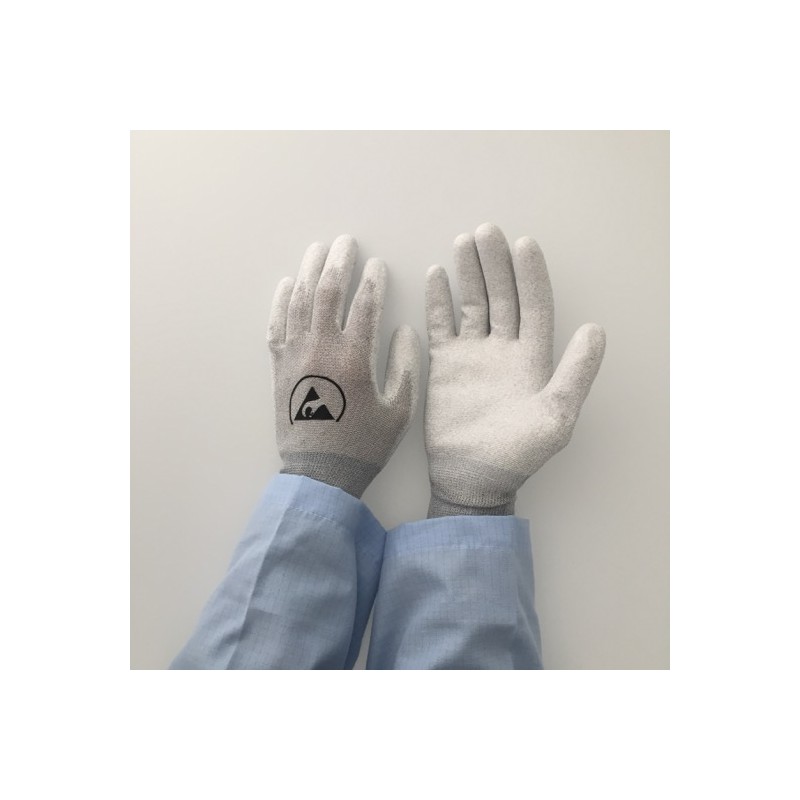 Carbon ESD PU Palm Coated