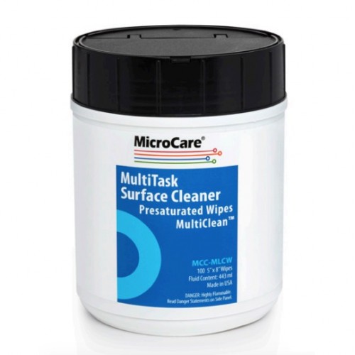 Microcare MultiTask Surface Cleaner MultiClean Presaturated Wipes