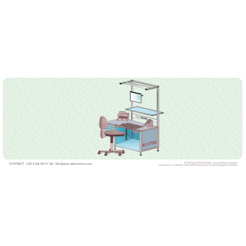 Vue poste de travail